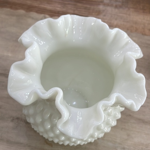 Vintage Fenton Hobnail Milk Glass - Picture 2 of 5